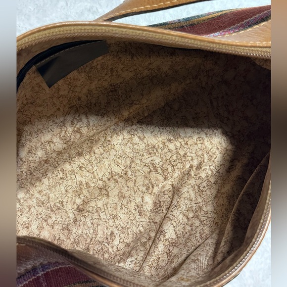 Antigua Pro Cuero Guatemala Woven Tapestry & Leather Handbag - Picture 8 of 11